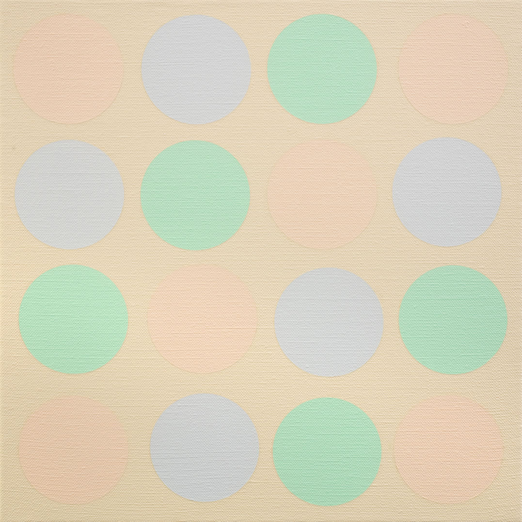 Katrina Blannin, Piero #2(P), 2021, 40cm x 40cm acrylic on linen