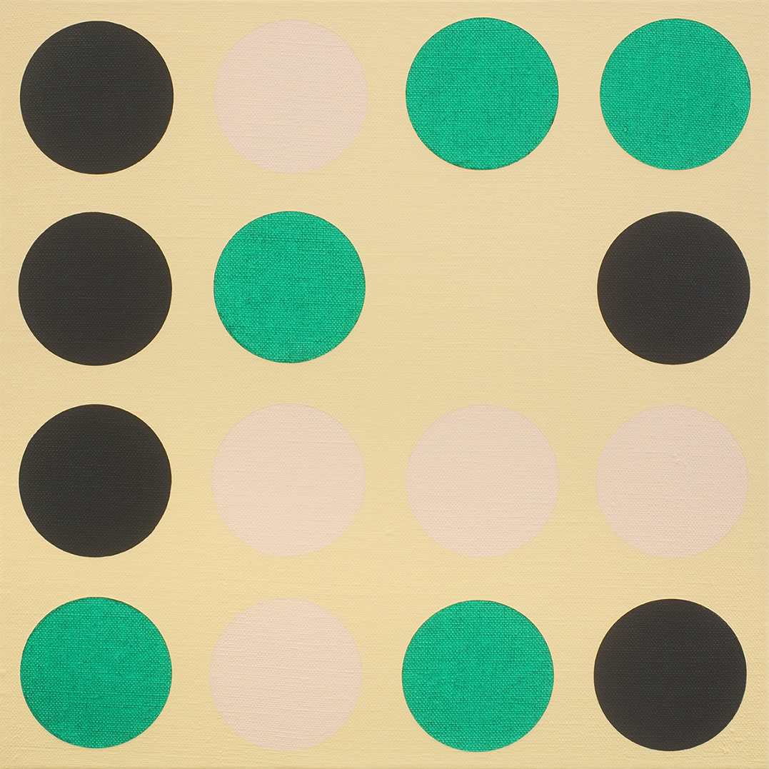 Katrina Blannin, Piero #5(P), 2021, 40cm x 40cm acrylic on linen