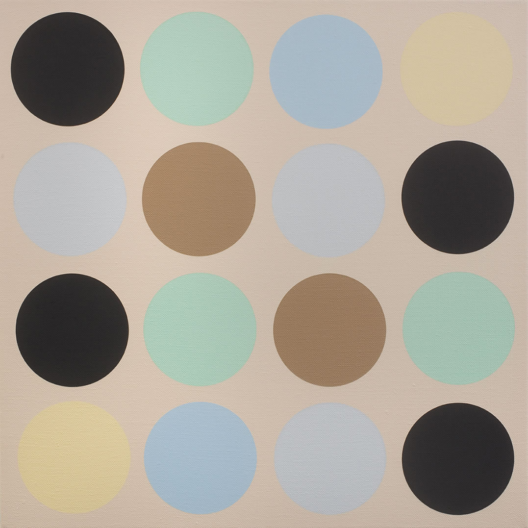 Katrina Blannin, Piero #70(P), 2021, 70cm x 70cm acrylic on linen